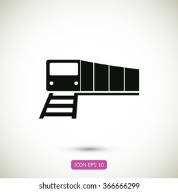 train vector icon