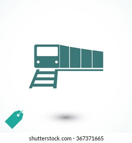 train vector icon