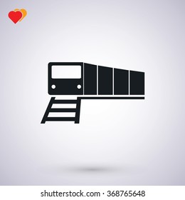 train vector icon