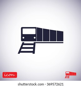 train vector icon