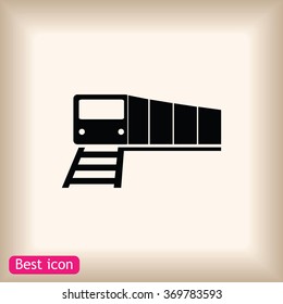 train vector icon