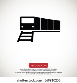 train vector icon