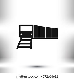 train vector icon