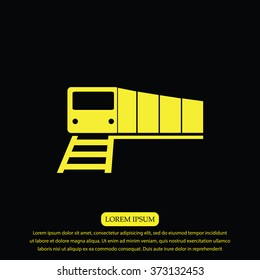 train vector icon