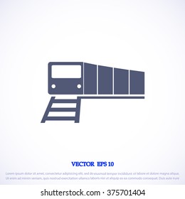 train vector icon