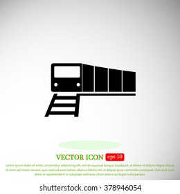 train vector icon