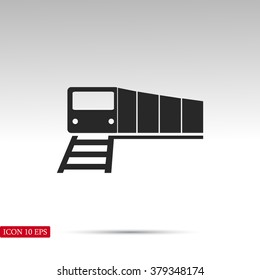 train vector icon