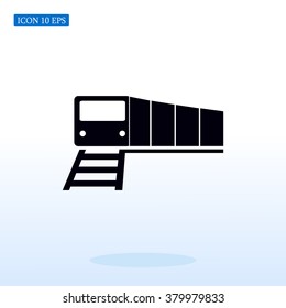 train vector icon