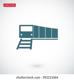 train vector icon