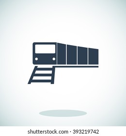train vector icon