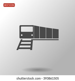 train vector icon