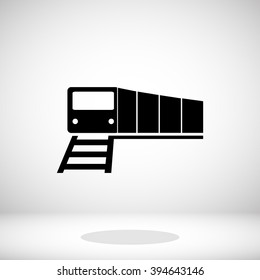train vector icon
