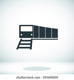 train vector icon