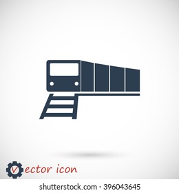 train vector icon