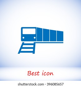 train vector icon