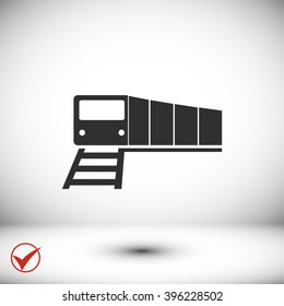 train vector icon