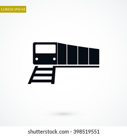 train vector icon