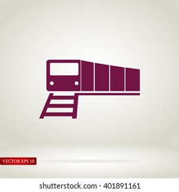 train vector icon