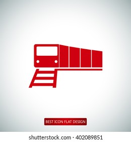 train vector icon