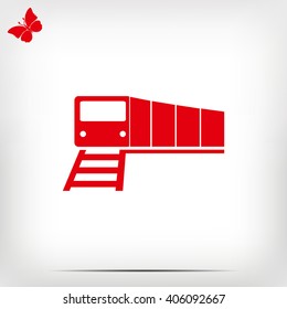 train vector icon
