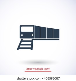 train vector icon