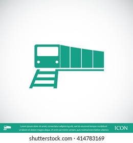 train vector icon