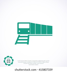 train vector icon