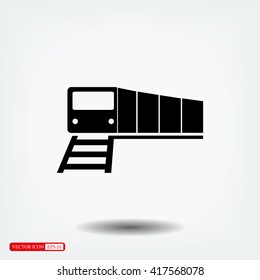 train vector icon