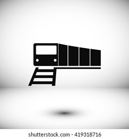 train vector icon