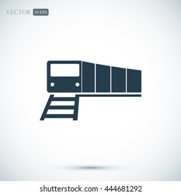 train vector icon