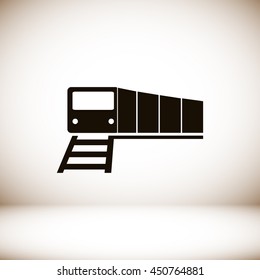 train vector icon