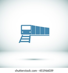 train vector icon