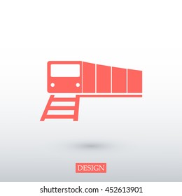 train vector icon