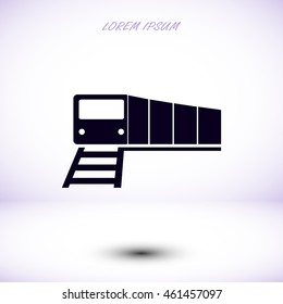 train vector icon