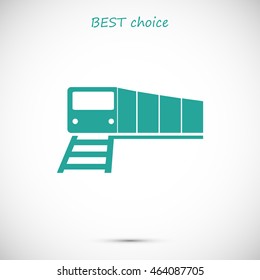 train vector icon