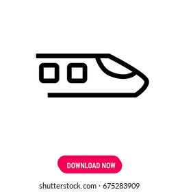 Train vector icon 