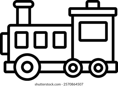 Train vector icon. Can be used for printing, mobile and web applications.