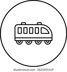 Train vector icon. Can be used for printing, mobile and web applications.