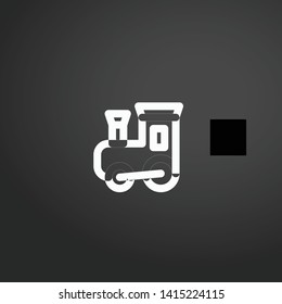 Train vector icon. Train concept stroke symbol design. Thin graphic elements vector illustration, outline pattern for your web site design, logo, UI. EPS 10.