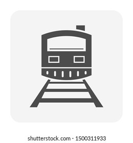 Train vector icon design for transportation concept design.
