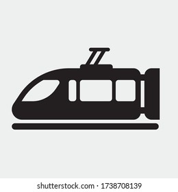 train vector icon illustration sign