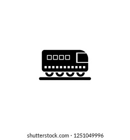 train vector icon. train sign on white background. train icon for web and app