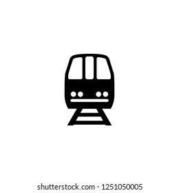 train vector icon. train sign on white background. train icon for web and app