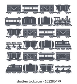 Train, vector illustration
