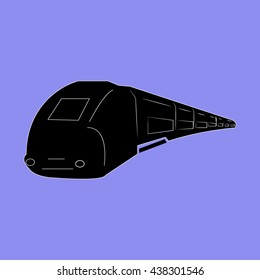 train, vector illustration