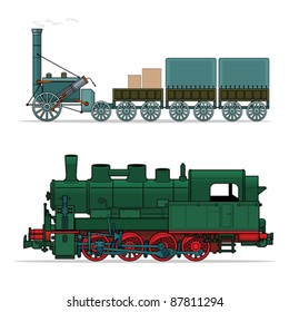 train (vector illustration)
