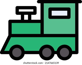 ilustración del vector de tren en un fondo transparente. Símbolos de calidad premium. Icono vectorial de trazo para el concepto y diseño gráfico.