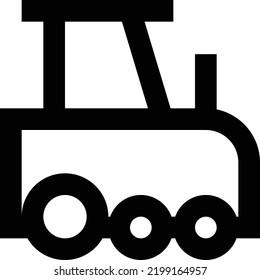 ilustración del vector de tren en un fondo transparente.Símbolos de calidad premium.Iconos vectores de trazo para el diseño de concepto y gráfico.