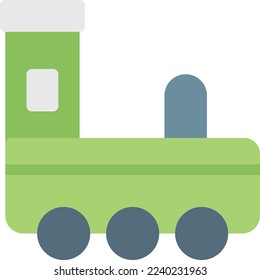ilustración del vector de tren en un fondo transparente. Símbolos de calidad superior. Iconos vectoriales de color de línea para el concepto y el diseño gráfico. 
