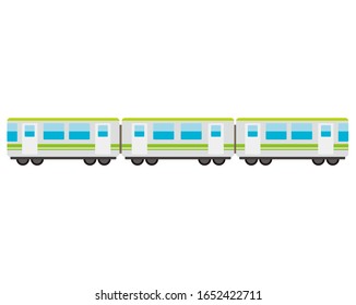 Icono del vehículo, ilustración del vector del tren